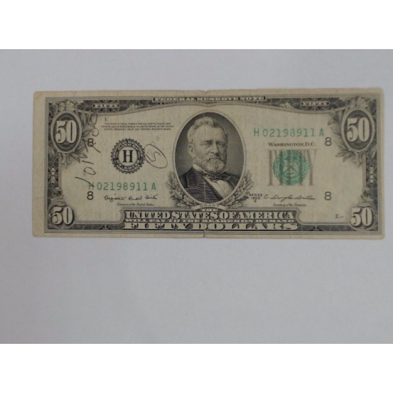 1950-C $50 DOLLAR FEDERAL RESERVE NOTE